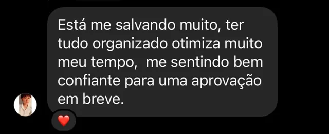 Depoimento de aluno do Curso Equação — 8 de 14